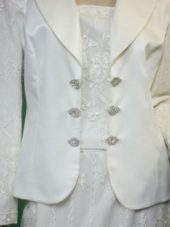 Mother of the Bride Groom Dress Size 12 Embroidered Embellished 