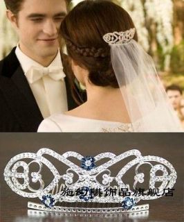   Twilight Breaking Dawn Bella Swan Hair Comb bride crown in wedding day
