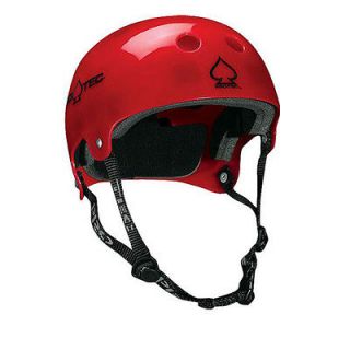 PROTEC   CLASSIC BUCKY LASEK Red Skateboard/Bike Helmet S M L XL