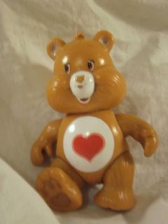   Bears Tenderheart Bear Figure Figurine PVC 4 Toy Brown Heart Cute