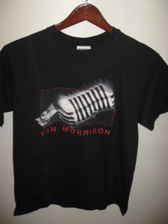 Van Morrison The Man Irish Singer Songwriter 1990 Concert Tour T Shirt 