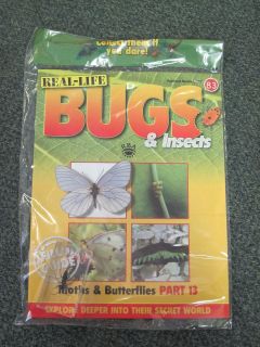 REAL LIFE BUGS & INSECTS NO. 83 MOTHS & BUTTERFLIES PART 13   NEW 