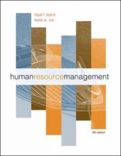 Human Resource Management by Lloyd L. Byars and Leslie W. Rue 2004 