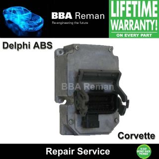 Corvette Delphi ABS Module Repair Service anti lock brake ECU 