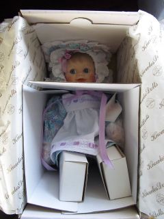   LITTLE GIRL Missy Porcelain Knowles Dolls Holly Hunts Bonnet Babies