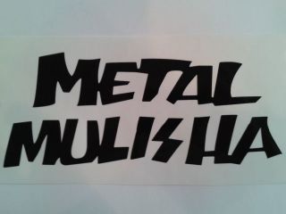 metal mulisha decal window or bumper sticker