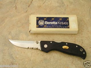 Beretta Knives Lockback Jack Busfield Micarta JKBR3BMTP
