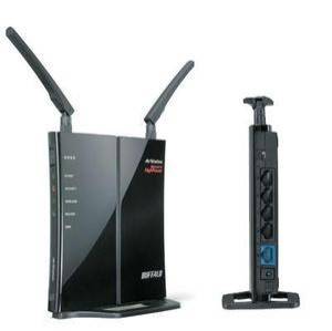 BUFFALO AirStation HighPower N300 Wireless Router   WHR HP G300N Brand 