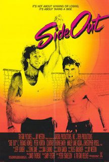 SIDE OUT Movie POSTER 27x40 C. Thomas Howell Peter Horton Kathy 