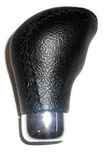 BRAND NEW HIGH QUALITY GEAR SHIFT KNOB IN FAUX LEATHER BLACK COLOR