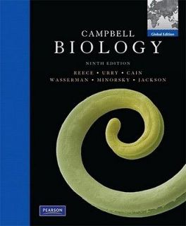 Campbell Biology 9th Edition by Cain, Minorsky, Jackson, Campbell 