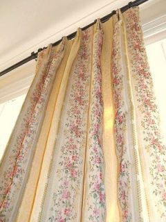 Lee Jofa JOSEPHINE LISER Drapes woven Liserre stripes Custom curtains 
