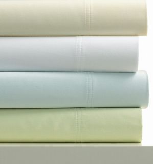Huntington Collection 710T White Queen Flat Sheet NEW