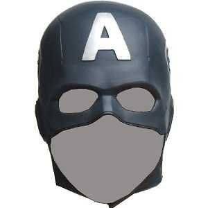 Captain America The Avengers Mask Rubber Marvel Costume Cosplay Party 