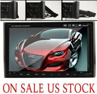 Din 7 Touch Screen AUX Car Stereo DVD CD VCD MP3 MP4 Player Radio