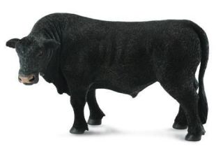 NEW CollectA 88507 Black Angus Bull   Cattle Cow 11cm