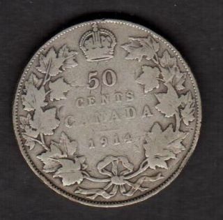CANADA 1914 50 CENTS KING GEORGE V SEE PICTURES