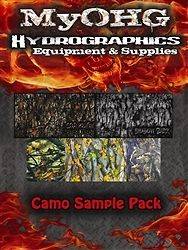 Camo #2 Sample Pack  Hydrographics / Water transfer printing Film