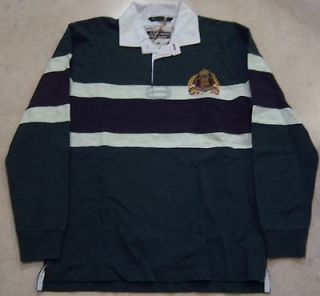 CANTERBURY of New Zealand Stripe Football Rugby   Large, green