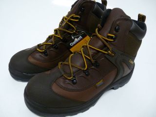NEW Carhartt 3935 Mens Brown Leather Waterproof 6 Work Boot Size 11 