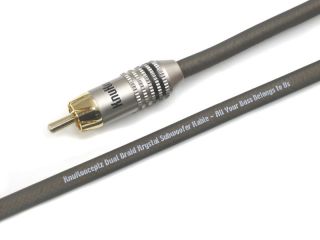   Dual Ground Braid Shield Subwoofer Cable Canare 77S 4 Meter 13