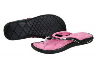 NIKE WOMENS COMFORT THONG 2 415201 006 BLACK PINK WMNS SLIPPERS 