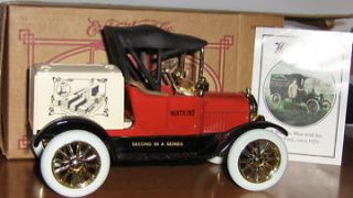 WATKINS PRODUCTS ERTL DIECAST BANK 1918 FORD RUNABOUT