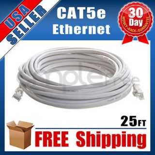 25FT CAT5 CAT5E Network Cable LAN PS3 xBox 360 25 FT