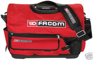 NEW! FACOM STRONG CANVAS RED BAG TOOL BAG * LARGE