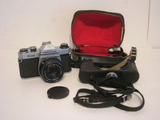 Pentax K 1000 SLR 35mm Camera & SMC 12 50mm Lens & Case EXCELLENT 