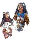 Rare Cathay Collection Native American Indian porcelain dolls COA 