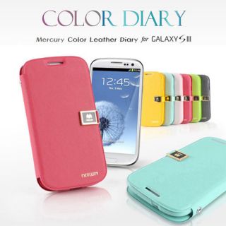 For Samsung Galaxy S3 III i9300 New MERCURY Color Leather Diary Case 