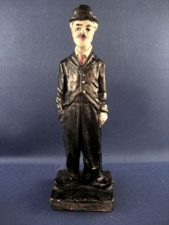 Charlie Chaplin Plaster Figure / Circa 1910 30s