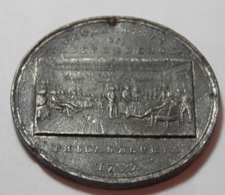 Antique 1876 Centennial Exposition Expo Philadelphia 2 Inch Medal