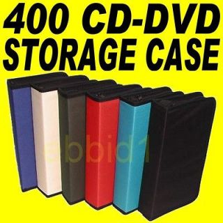 400 CD DVD HOLDER WALLET CASE GAME STORAGE ORGANIZER S8