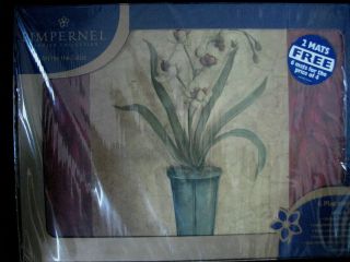 PIMPERNEL Floral PLACEMATS, NIB, SET OF 6 Made in England