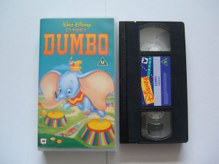 DUMBO, childrens VHS video cassette film DISNEY