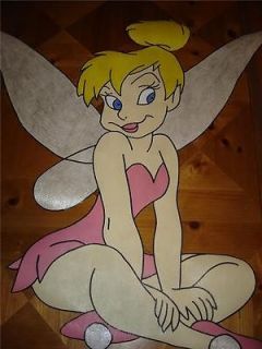 TINKERBELL hand painted wallpaper mural ~ YOU Pick one!