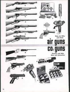 1961 AD 2 Page Daisy Air Rifle Saddle BB Gun With Ricochet Sound Hahn 