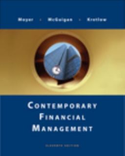 Contemporary Financial Management by R. Charles Moyer, Moyer, James R 