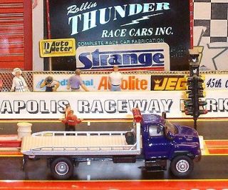 2003 GMC TOP KICK FLATBED TOW TRUCK WRECKER 187 HO SCALE MINT ON CARD 