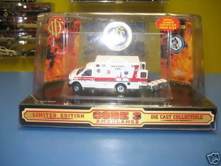 CODE 3 CHICAGO FIRE AMBULANCE LIMITED EDITION