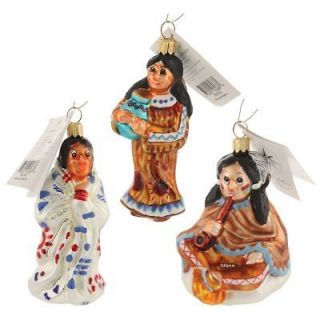 New Christopher Radko Rare Indian Assortment Native American Women 