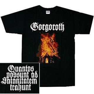 GORGOROTH Church Fire Official SHIRT M L XL Black Metal T SHIRT NEW