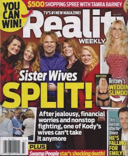 Sister Wives, Britney Spears, Chris Harrison, Swamp People   Reality 