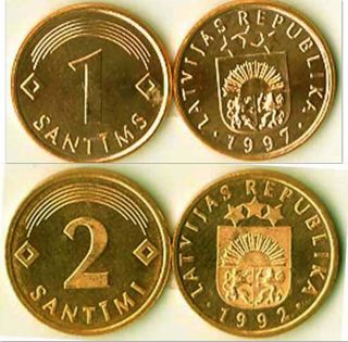 latvia coins in Estonia/ Latvia/ Lithuania