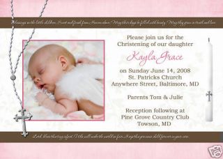 Photo Christening/Baptism Invitations *Print your Own*