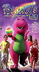 Barney   Barneys Great Adventure The Movie (VHS, 1998) Clamshell 
