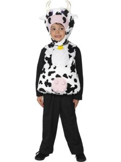 Kids Moo Cow Tabard Farm Animal Smiffys Fancy Dress Costume