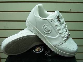 New Cadillac Footwear Vital Low Top White Mens Shoes All Sizes